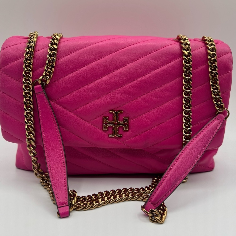 Tory Burch Pink Quilted Shoulder Bag | Good Condition - Picture 4 of 17